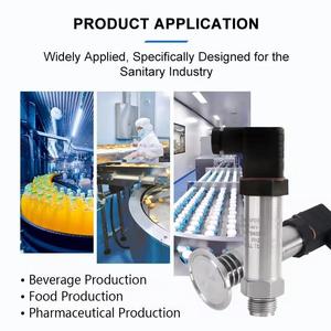 Transmisor de Presión de Membrana Plana BST 4-20mA 0.5%FS, Transductor de Presión Sanitario, Transmisores de Presión de Diafragma para Alimentos - Product Image 5