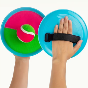 <span class=keywords><strong>Set</strong></span> di Palline Appiccicose, Gioco di Lancio e Presa con Racchette, Divertente Giocattolo Sportivo per Famiglia, Feste, Spiaggia, Campeggio - Product Image 1