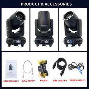 Đôi <span class=keywords><strong>mini</strong></span> 230 Sharpy chùm di chuyển đèn pha với Vòng <span class=keywords><strong>LED</strong></span> và hiệu ứng cầu vồng - Product Image 6