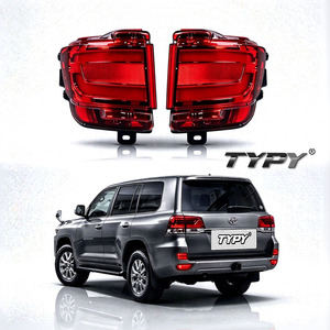TYPY LED Tail <b>Light</b> Assembly for Toyota Land Cruiser 2016-2018, Rear Bumper Tail Lamp with Daytime <b>Running</b> <b>Lights</b> - Product Image 1