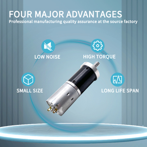 Brushed Gear Motor 12Volt 24Volt 24 Mét 1nm 10kg mô-men xoắn cao động cơ 370 động cơ - Product Image 3