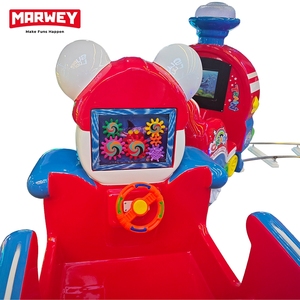 Marwey Operado por monedas Batería eléctrica Track Rail Wonder Train Kiddie Ride Machine Arcade Kiddie Paseos en parques de atracciones - Product Image 5