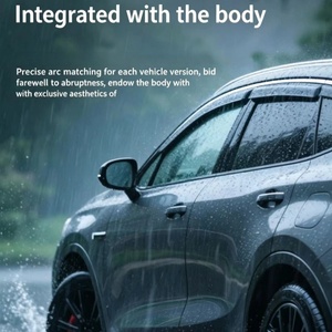 Pare-soleil latéral noir pour DFKS GLORY SERES SF5, protection contre la pluie, déflecteur de fenêtre, visière de porte - Product Image 5