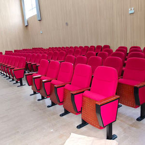 Sillas de teatro comerciales al por mayor de fábrica, asientos de Iglesia, sillas de auditorio escolar, respaldos de madera, <span class=keywords><strong>escritorios</strong></span>, telas - Product Image 5