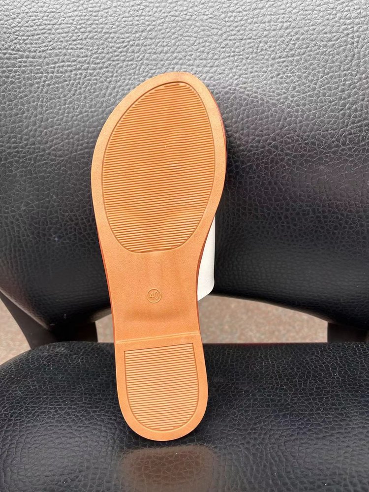 36-43 Large Size Women PU Sandals Slippers Breathable Leather Slides Shoes Ladies