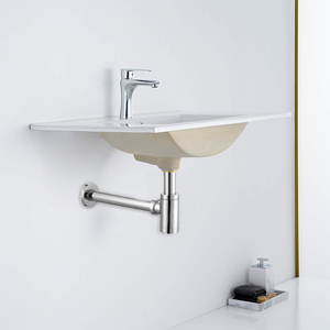 Brass Chrome mạ sifone 3D Nhà máy tùy chỉnh 10 cm Bạc phòng tắm mô hình thiết kế vòng chai bẫy <span class=keywords><strong>Siphon</strong></span> - Product Image 2