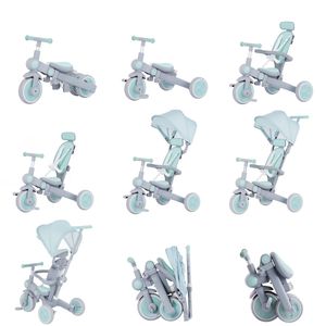 Triciclo multifuncional para bebés y niños, triciclo de 3 ruedas para niños, triciclo para bebés, triciclo para niños, triciclo para niños, bebés 7 en 1 - Product Image 2