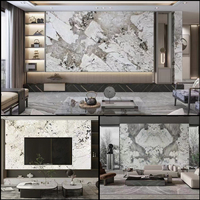 Dalles de Quartzite en Marbre de luxe Italie pierre naturelle transparente Pandora pour panneau mural décor comptoirs de cuisine carreaux de sol d'escalier