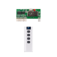 Module récepteur RF YET218 433M avec code d'apprentissage, décodeur, 433 MHz, sans fil, sortie 4 canaux, kit DIY pour télécommande, encodage 1527