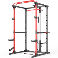 Rack de Sentadillas de Alta Resistencia para Gimnasio, Rack Multifuncional con Accesorios Opcionales