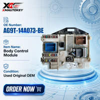 Module de commande de carrosserie (BCM) OE AG9T 14A073 BE pour Ford, boîtier de fusibles d'origine d'occasion, unité de commande du calculateur de carrosserie