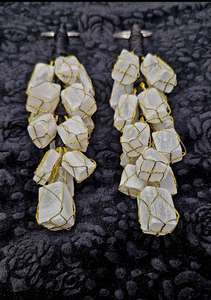 Hot Sale on White Natural Selenite Tumbled Stone <b>Car</b> Hanging Accessory for Healing Calm Energy Available at Good Price - Product Image 2