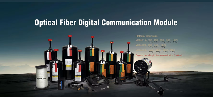 1KM Sample FPV Drone Optical Fiber Kit 0.27mm UAV Fibre Optic ...