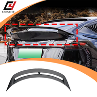 Aileron de coffre arrière pour Tesla Model Y 2018-2024, en ABS noir brillant ou aspect fibre de carbone, extension de becquet, kit carrosserie