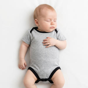 Combinaisons pour bébé en coton biologique écologique, douces, respirantes, de haute qualité, unisexes pour nouveau-nés, fermeture à glissière bidirectionnelle et boutons pression - Product Image 2