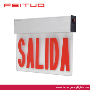 Được Sản Xuất Bởi FEITUO: Biển Báo Thoát Hiểm Acrylic Một Mặt Được Liệt Kê - Product Image 6