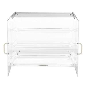 Winco 3-Tier có thể gập lại Acrylic vừa Pastry hiển thị trường hợp nhựa plexiglass kệ cửa hàng Showcase siêu thị sử dụng đánh bóng - Product Image 2