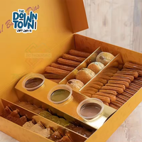 Milieuvriendelijk Op Maat Gemaakt Droog Fruit Bakkerij Dozen Groothandel Papieren Verpakking Voor Cake Voor Koekjes Sushi Catering Lunchverdelers Incl