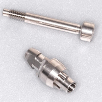 Impression de transfert de plateau fermé d'implant dentaire en titane