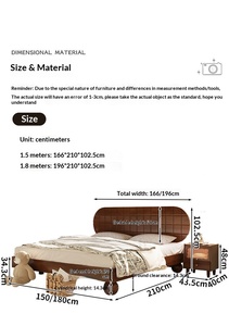 Modern Double <strong>Bed</strong> Frame <strong>Solid</strong> <strong>Wood</strong> Storage Drawers American/French Vintage Design Queen Low <strong>Box</strong> for Bedroom Sets Home Furniture - Product Image 6