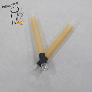 Disposable <b>biodegradable</b> unbleached roll <b>paper</b> tape transparent glass mouth 109MM smoking accessories - Product Image 5