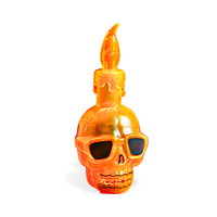 Lanterne électronique tête de mort pour Halloween et Diwali, bougie décorative transfrontalière en forme de citrouille