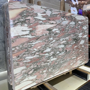 Dalles contemporaines en marbre rose norvégien et italien pour table à manger, plan de travail et dessus de meuble-lavabo - Product Image 4