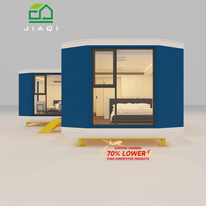Maisons conteneurs modulaires solaires de haute qualité, type capsule spatiale, à double cabine, multifonctionnelles, pour l'extérieur, direct usine - Product Image 1