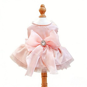 Falda para mascotas, estilo princesa, vestido de tul azul claro, transpirable, para las cuatro estaciones - Product Image 5