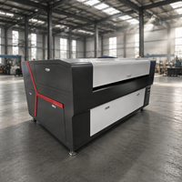 Machine de découpe et gravure laser CO2 130W 150W avec caméra CCD, tête laser 1390 à contrôle Ruida et refroidisseur pour gravure et découpe
