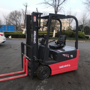 Hot Selling Used Forklifts 1.5T NICHIYU Quality Manual Diesel Low Price Original Construction Machinery 4 Wheels Two Stage Mast - Product Image 4
