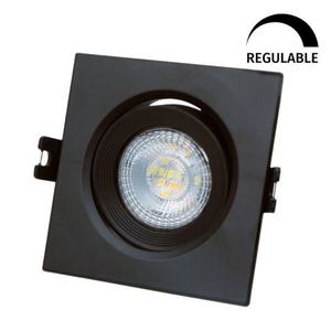 Foco LED empotrable cuadrado de 7W, temperatura de color ajustable de 3000K a 6500K, ideal para iluminación ambiental y decorativa. - Product Image 1