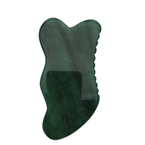Tablero de terapia Gua Sha de cuarzo rosa y Jade blanco, raspador facial para el cuidado de <span class=keywords><strong>la</strong></span> piel, producto de masaje de piedras preciosas reales - Product Image 4