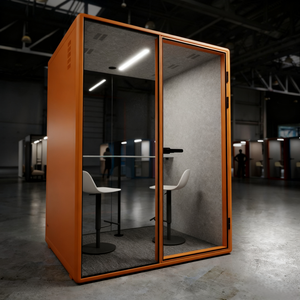 Phật Sơn Nhà Máy Xách Tay Và Reconfigurable Acoustic Phòng Riêng Tư Mô Hình M 2 Người Văn Phòng Vỏ Âm Nhạc Phòng Thu Tư Nhân Làm Việc Không Gian - Product Image 1