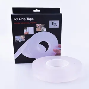 Hittebestendige hoge hechting dubbelzijdige tape transparante plakband anti slip tapijt grijper-1 <span class=keywords><strong>meter</strong></span> - Product Image 1