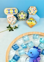 Kit de carreaux de mosaïque en verre et céramique de couleurs mélangées pour sous-verres et décoration intérieure Cadeaux de fantaisie faits à la main