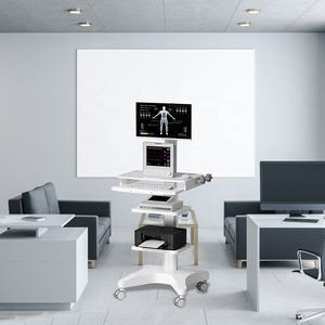 Giá cả cạnh tranh ABS nhựa bệnh viện phòng khám Xe đẩy giỏ hàng nội soi Xe đẩy giỏ hàng y tế di động máy trạm cho bệnh viện - Product Image 5