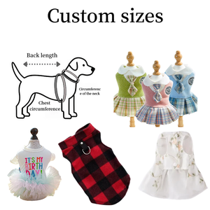 Robe de luxe pour chien Kuansima, vêtements pour animaux de compagnie, jolie jupe tutu de princesse, tenue de fête de mariage ou d'anniversaire pour chiens et chats de petite et moyenne taille - Product Image 2