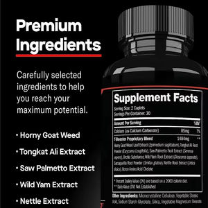 Cápsulas de Testosterona para Hombres Adultos, Fabricadas por OEM, para el Crecimiento Muscular, la Fuerza, la Energía y la Belleza, 60 Cápsulas - Product Image 2