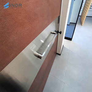 Porte d'entrée en acier inoxydable robuste avec revêtement antirouille et système de verrouillage multipoints pour bâtiment commercial - Product Image 2