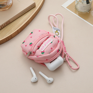 <span class=keywords><strong>Sac</strong></span> <span class=keywords><strong>à</strong></span> main en toile de luxe avec motif de fraises, mini <span class=keywords><strong>sac</strong></span> <span class=keywords><strong>à</strong></span> dos, porte-clés, <span class=keywords><strong>sac</strong></span> <span class=keywords><strong>à</strong></span> main imprimé de fraises roses, porte-clés, étui pour écouteurs, pochette pour gloss <span class=keywords><strong>à</strong></span> lèvres - Product Image 6