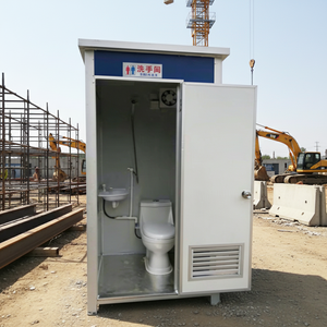 Toilettes mobiles portables d'extérieur avec douche, toilettes publiques préfabriquées, WC chimiques pour <span class=keywords><strong>chantier</strong></span> de construction, à vendre - Product Image 1