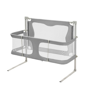 Recinzione Protettiva Antiurto per Neonati per <span class=keywords><strong>Letto</strong></span> Piccolo, Culla per Bambini, Pieghevole con Un Clic, Altezza Regolabile - Product Image 1