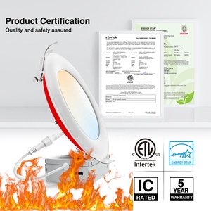 Lõm Thay Đổi Độ Sáng Zigbee Siêu Mỏng Antiglare Hiện Đại COB Vòng RGB Downlight Nhà Ở Thương Mại 20W 30W LED Bảng Điều Chỉnh Ánh Sáng - Product Image 2