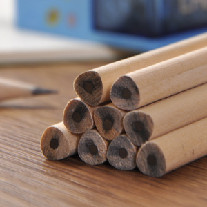 Lápiz HB de color madera natural con núcleo de grafito negro y cuerpo de madera para uso en oficina y escuela - Product Image 2
