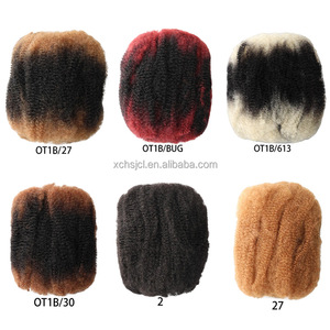 <span class=keywords><strong>Capelli</strong></span> Afro Kinky Bulk da 12 pollici 100g per <span class=keywords><strong>Extension</strong></span> Dreadlock, <span class=keywords><strong>Capelli</strong></span> per Intrecciare dall'Aspetto Naturale, Confezione Afro Twist Disponibile Ora - Product Image 5