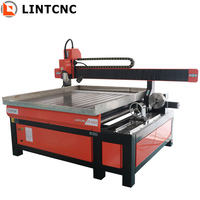 Routeur à bois à 4 axes, machine de découpe cnc à axe rotatif monté sur le côté, graveur 3D 1212 4x4 pieds, machine à moules métalliques 6090 6012 9012