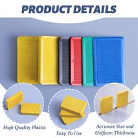Cales de nivellement robustes en plastique pour la pose de portes et fenêtres, supports de nivellement pour meubles