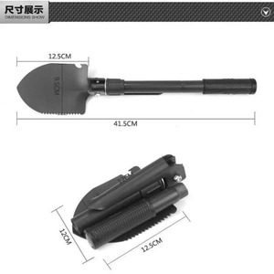 Multi-Function <strong>Folding</strong> <strong>Shovel</strong> for Self-Defense &amp; Outdoor Camping Thickened Lightweight 300g Portable Work Vehicle-Mounted - Product Image 6