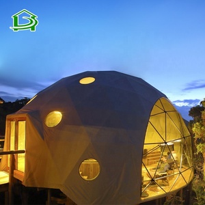 Evento al aire libre de <span class=keywords><strong>PVC</strong></span> impermeable prefabricada glamping carpa de cúpula geodésica casa - Product Image 3